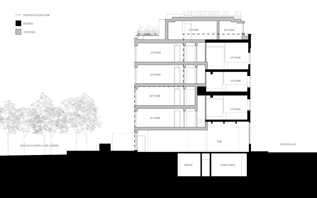 Stepping stone homes in Dalston Lane